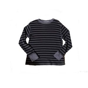 grunge striped long sleeve